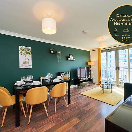 Emerald Suite - Two Story Duplex Apartment - Balcony - Contractors - Family - City Centre - Broadway Plaza - Five Ways - Sleeps 6 برمنغهام المظهر الخارجي الصورة